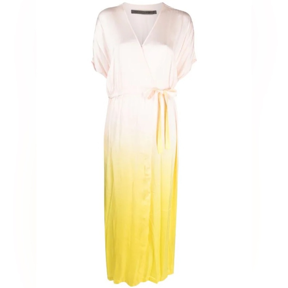 Raquel Allegra belted wrap dress.
